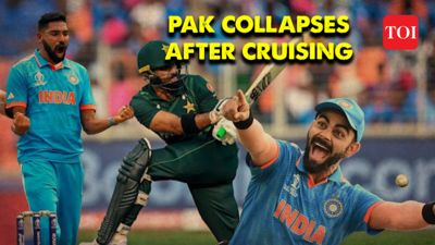 IND vs PAK: Pakistan collapse after promising start, set India target of 192