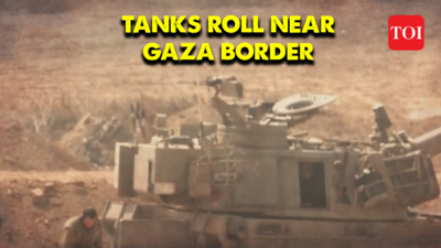 Israeli tanks and troops mobilize near Gaza border: Ground Reports