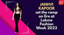 Janhvi Kapoor set the ramp on fire at Lakme Fashion Week 2023
