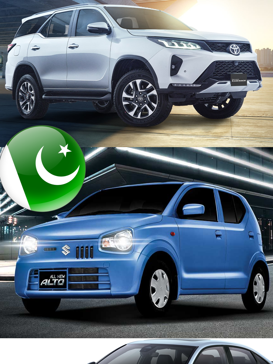 7 Most Popular Cars in Pakistan Suzuki Alto, Wagon R, Honda Civic, City