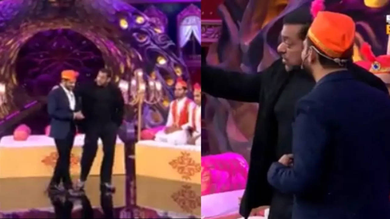 Bigg Boss 17 Munawar Faruqui joins Salman Khan on stage the host