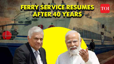 Prime Minister Modi launches historic ferry service, bridging India and Sri Lanka