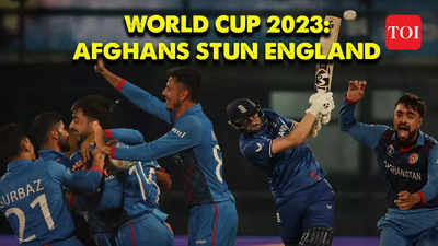 Afghanistan have produced a HUGE upset, defeating England by 69