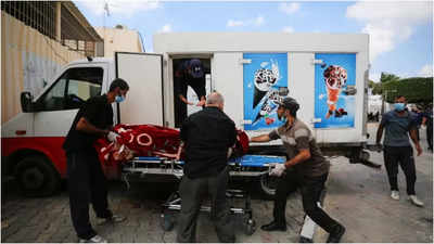 Gaza: Israel-Hamas Conflict: Dead bodies being stored in ice-cream trucks  in Gaza - Times of India