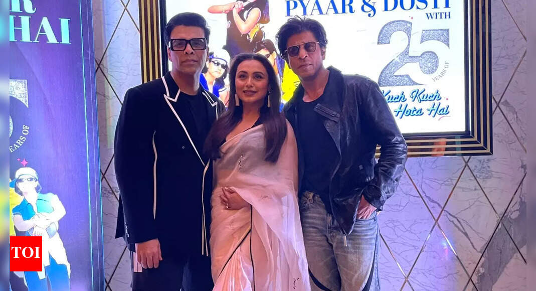 Shah Rukh, Rani at Kuch Kuch Hota Hai screening