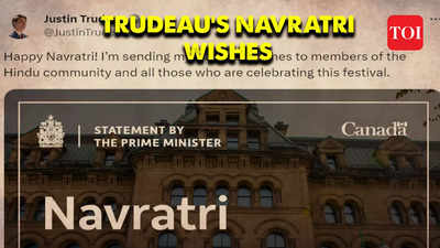 Amid diplomatic standoff with India, Canadian PM Justin Trudeau extends Navratri wishes
