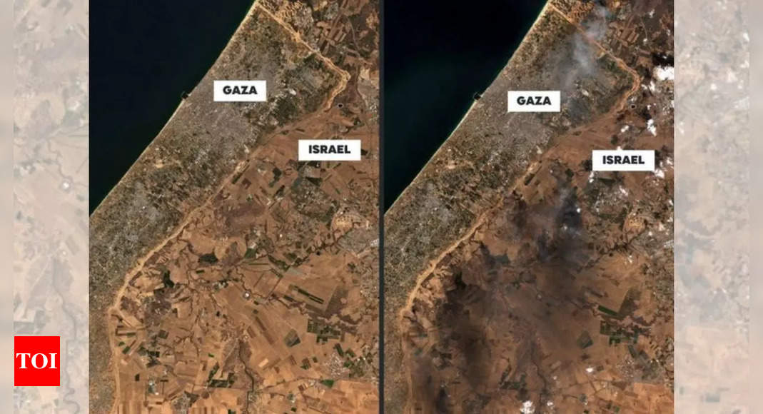 Israel military releases satellite images showing Hamas' war crimes