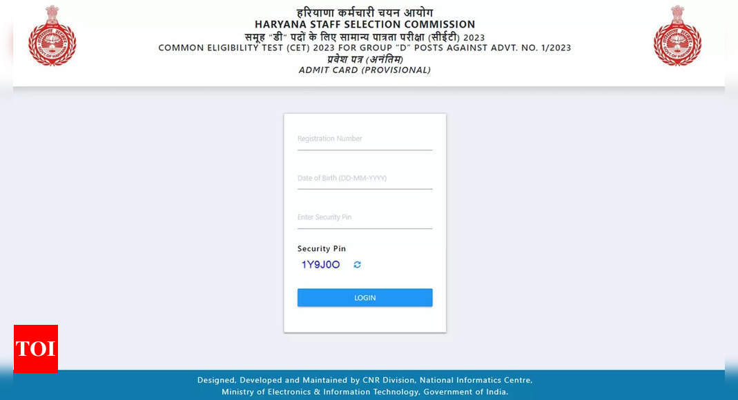 HSSC Group D Admit Card 2023 released on hssc.gov.in; download here