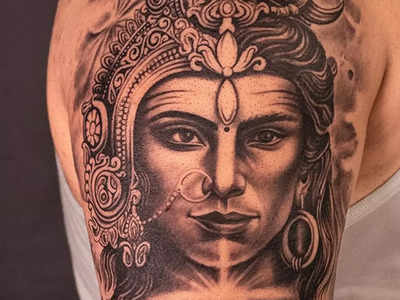Tattoo addicted - Tattoo addicted custom design Shankha , feather and name  madhav. The best tattoo artist in Chandigarh india. now opening soon in  Oslo norway. . A Shankha is a conch