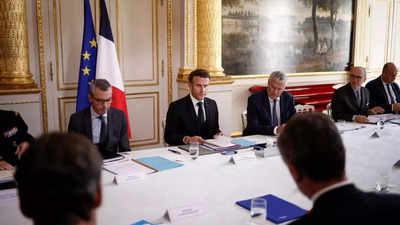 France's Macron holds security meeting amid heightened alert after deadly school stabbing