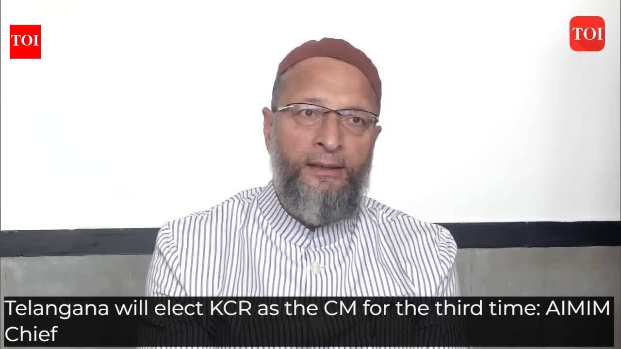 kcr: People trust KCR, he will become CM for third term: AIMIM Chief