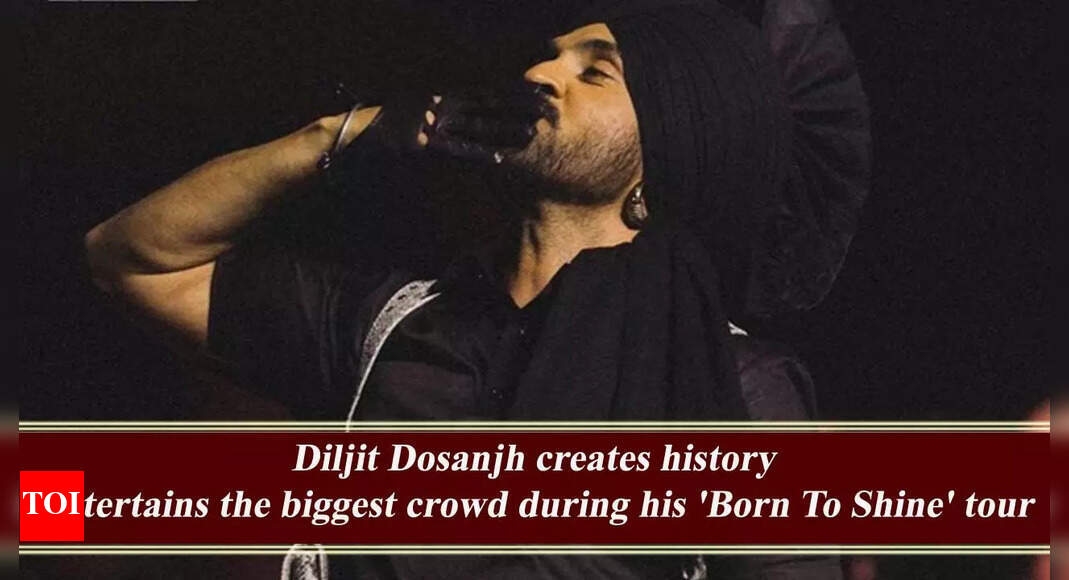 Diljit creates history, entertains biggest crowd