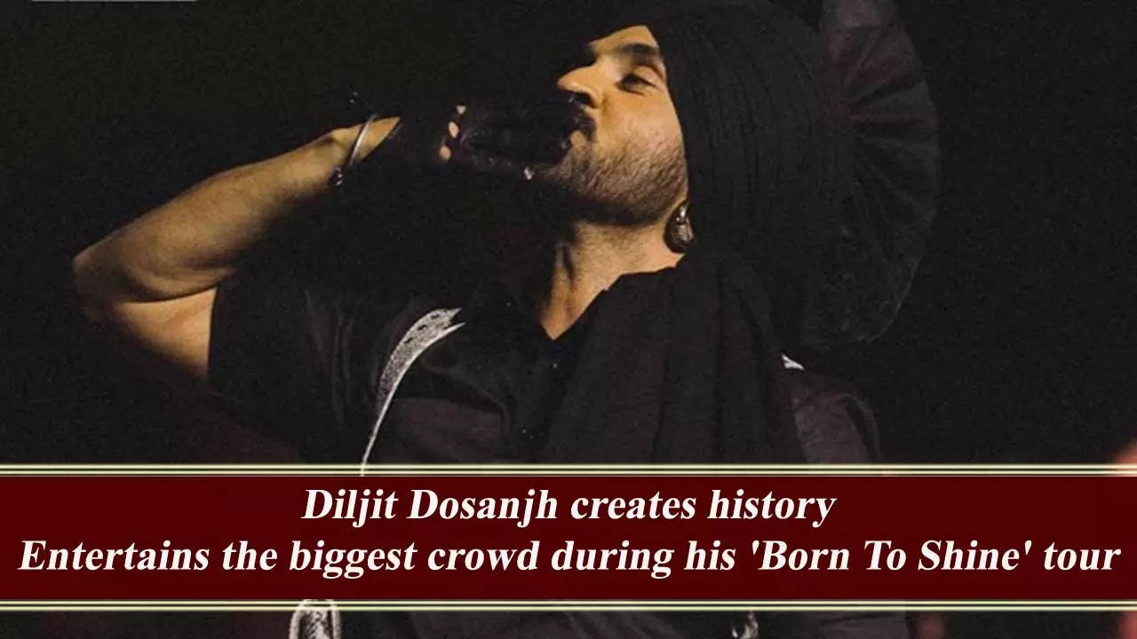 Diljit Dosanjh creates history: Entertains the biggest crowd