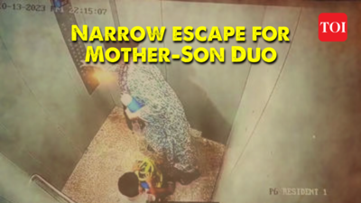Elevator scare: Mother and child survive after lift-freefall from 8th floor