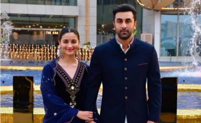 Ranbir Kapoor and Alia Bhatt leave for New Delhi to attend the National ...