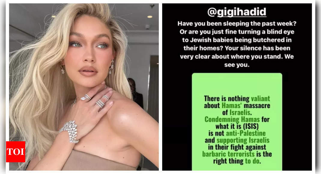 Gigi Hadid Condemns 'Terrorizing of Innocent People' After Hamas Attack