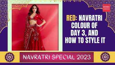 RED: Day 3 Colour of Navratri, And How to Style it