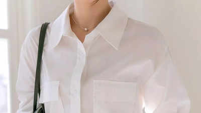 coco chanel white dress shirt