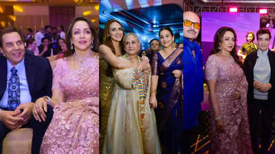 Hema Malini drops inside pictures from her birthday party as she poses with Jeetendra, Jaya Bachchan, Salman Khan, says 'Dharamji’s presence throughout was my blessing' - Pics inside