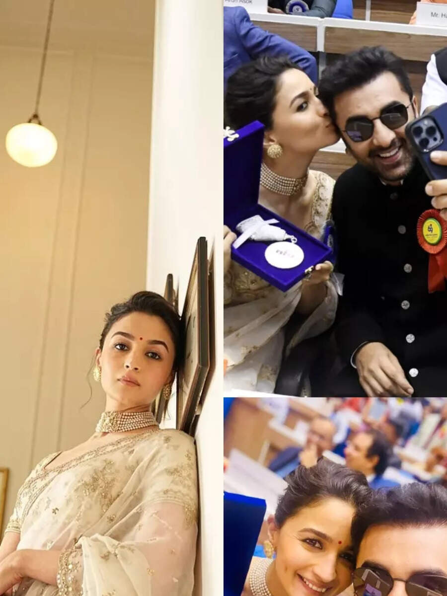 Alia's magical moments from National Awards