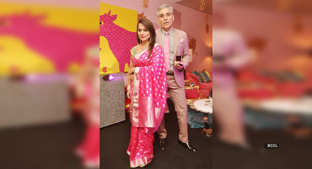 Raseel Gujral, Navin Ansal at the launch of 'Casa Pradox' new range