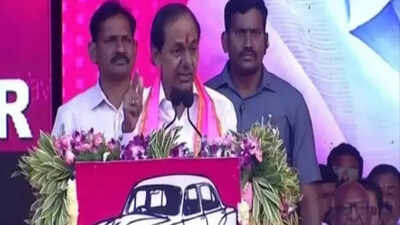 'Shameless..': Telangana CM KCR slams Congress over Dharani portal row