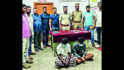 Law catches up with burglar duo of man, son; gold recovered