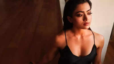 Rashmika Mandanna's sizzling photo in a short black dress sets the ...