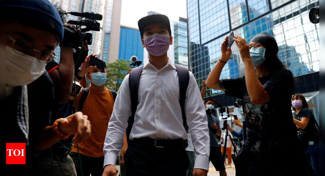 Hong Kong protester shot by police sentenced to nearly four years jail