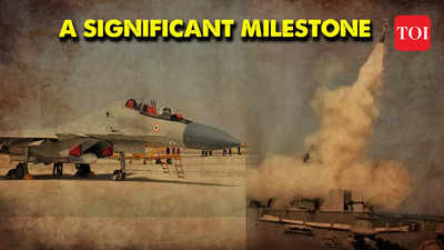 IAF conducts successful test firing of air launched BrahMos cruise missile in Bay of Bengal
