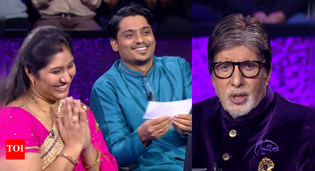 Kaun Banega Crorepati 15: Amitabh Bachchan gets moved by Shridev Wankhede's tragic accident; says "I am overwhelmed to see your positivity despite the tragedy"
