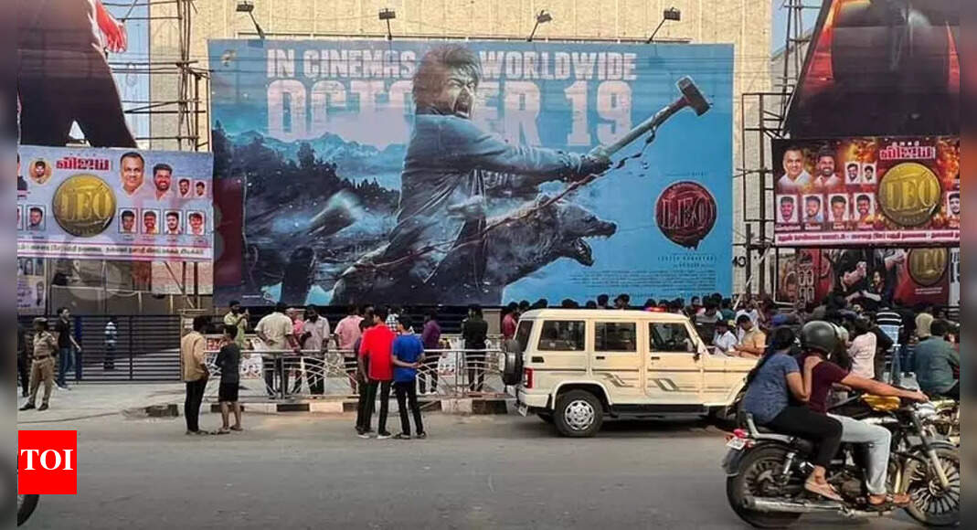 Leo FDFS: Vijay's film opens without any fanfare after a prolonged ...