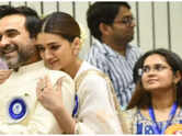 Kriti-Pankaj's cute moment at National Awards Kriti-Pankaj's cute moment at National Awards