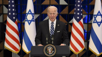 President Joe Biden wraps up his visit to wartime Israel with a warning against being 'consumed' by rage