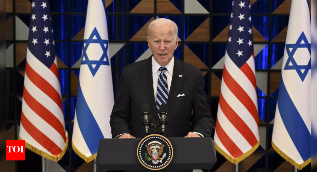 President Joe Biden wraps up his visit to wartime Israel with a warning against being 'consumed' by rage
