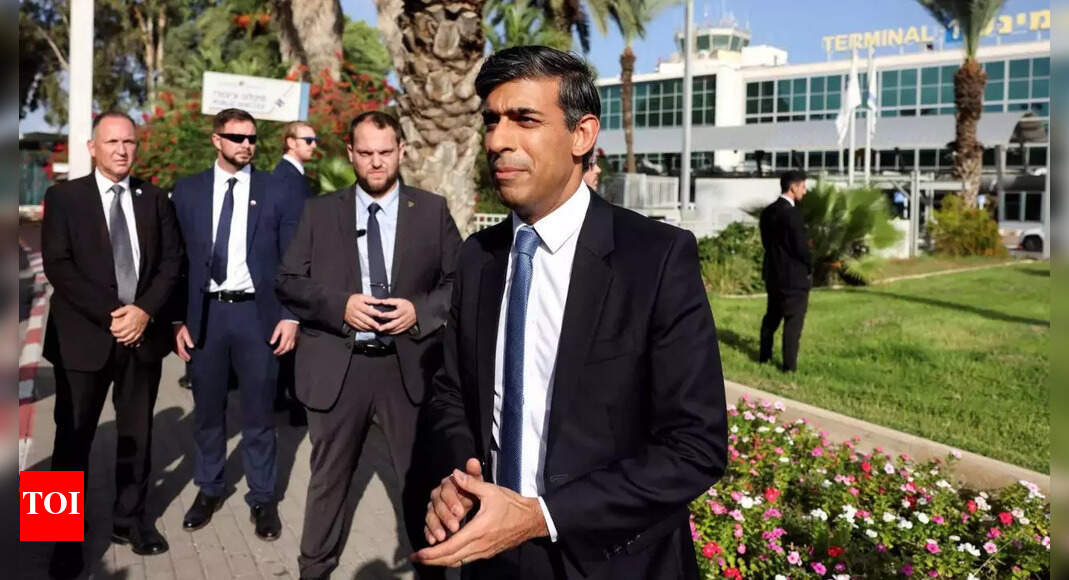 Israel-Gaza war: Britain PM Rishi Sunak slams 'horrific' attacks on visit to Israel