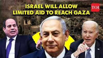 New Israeli Warning To Gaza Residents As First Aid Trickles In - Times ...