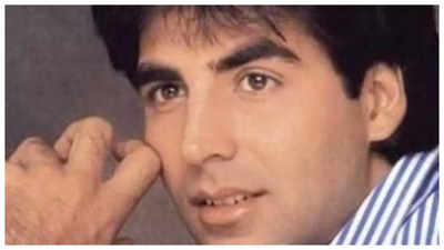 Akshay Kumar shares a throwback picture of the first time he faced the camera