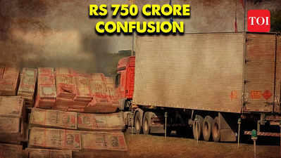 Truck with Rs 750 crore cash stuns police, probe begins