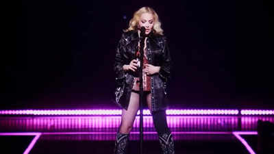 'How can human beings be so cruel?' Madonna stops the concert in between to talk about the Israel-Palestine conflict