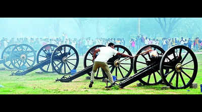 Cannons used to give 21-gun salute to Chamundeshwari are 167 yrs-old