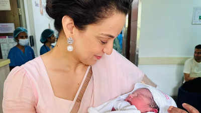 Kangana Ranaut's brother Akshat Ranaut blessed with a baby boy, the actress shares first glimpses - Pics inside