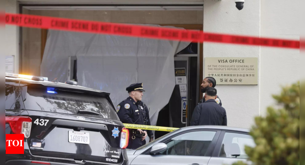 Chinese consulate attacker in US was armed with knife, crossbow