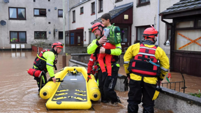One dead, residents trapped as Storm Babet batters Scotland