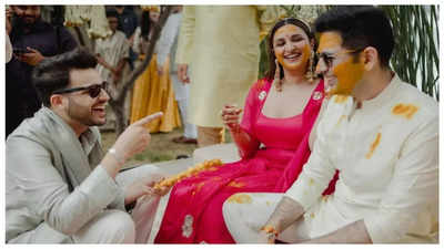 Parineeti Chopra's brother shares an UNSEEN pic from the haldi ceremony