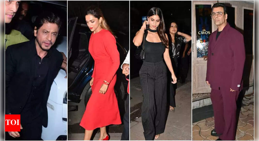 Celebs party hard at a private bash in Mumbai