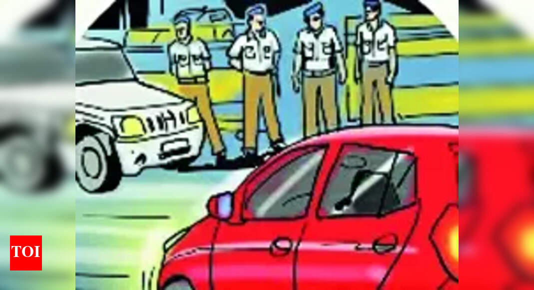 No. Plate Car Owner Booked For Hiding No. Plate Bhopal News Times