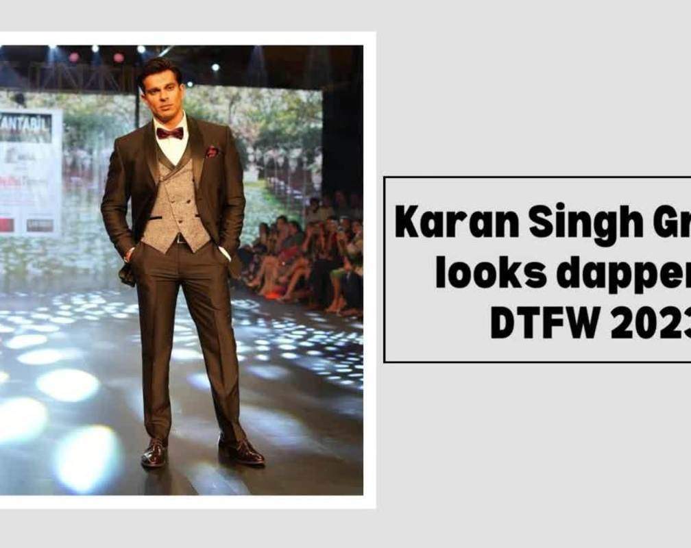 
Karan Singh Grover looks dapper at DTFW 2023
