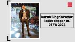 Karan Singh Grover looks dapper at DTFW 2023
