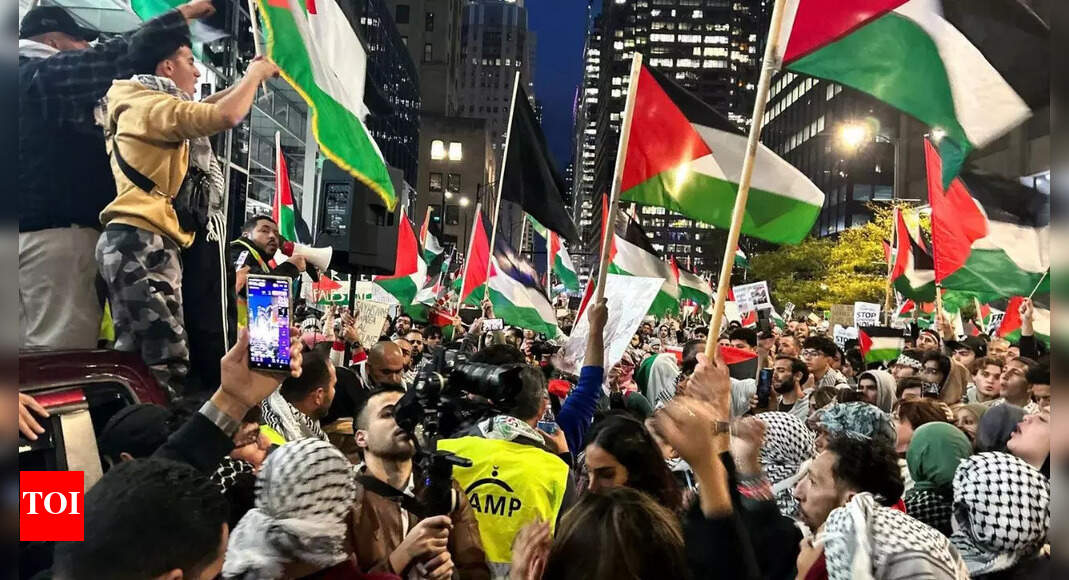 Over 150 pro-Palestinian protesters arrested in NYC - Times of India